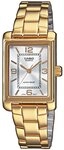 CASIO TIMELESS COLLECTION Quarzuhr LTP-1234PG-7AEG, Armbanduhr, Damenuhr, analog,