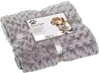Nobby Tierdecke Fleece Plaid "SUPER SOFT", S, hellgraz