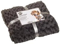 Nobby Tierdecke Hundedecke Fleece Plaid Super Soft grau