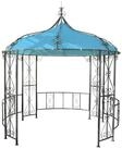 MCW Pergola Cabrera, Mit Wasserablauf&ouml;sen, stabiler Stand, Abnehmbarer Bezug, rund