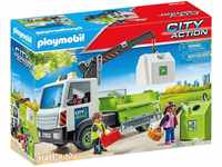 Playmobil® Konstruktions-Spielset Altglas-LKW mit Container (71431), City...