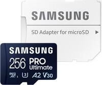 Samsung Pro Ultimate Speicherkarte (256 GB, Video Speed Class 30 (V30)/UHS Speed