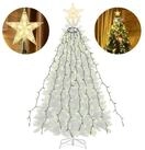 Salcar LED-Lichterkette 1,5m-3m Weihnachtsbaum Lichterkette LED mit