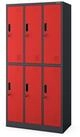 Jan Nowak Mehrzweckschrank Metall Kleiderspind 90 cm IGOR 6 F&auml;cher...