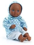 DJECO Babypuppe POMEA Puppe Wasabi 32cm weicher K&ouml;rper Schlafaugen Kleidung Petit