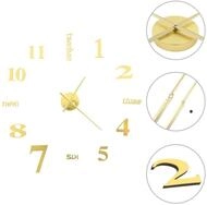 tinkaro Uhr 3D-H&auml;ngeuhr TARJA Ethylen-Vinylacetat Effekt-Golden