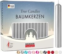 BRUBAKER Tafelkerze Baumkerzen aus Wachs (1 Packung Christbaumkerzen, 20-tlg.,