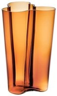 IITTALA Tischvase Vase 25 cm Alvar Aalto Kupfer, Vase, 17,00cm, Glas