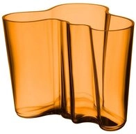 IITTALA Tischvase Vase 16 cm Alvar Aalto Kupfer, Vase, 20,80cm, Glas