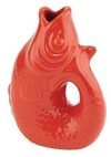 Giftcompany Dekovase Monsieur Carafon Vase / Karaffe Fisch XS coral red 0,2l (Vasen)