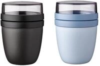 Mepal Lunchbox Lunchpot Ellipse Mixed 500 ml + 200 ml f&uuml;r Joghurt & M&uuml;sli,