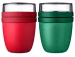 Mepal Lunchbox Lunchpot Ellipse Mixed Mini 300 ml + 120 ml f&uuml;r Joghurt &...