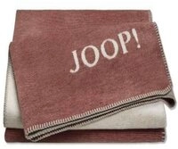 Wohndecke Melange Doubleface Orange - Natur 150 x 200 cm, JOOP!, Made in Germany