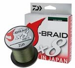 Daiwa Angelschnur, 150 m L&auml;nge, Daiwa J-Braid X8 0.22mm-150m Dunkelgr&uuml;n Geflochtene