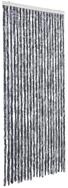 vidaXL Insektenschutz-Vorhang Insektenschutz-Vorhang Silbern 90x220 cm Chenille