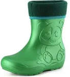 Ladeheid EVA Kinder Gummistiefel Regenschuhe gef&uuml;ttert LA-CA-11 Gummistiefel gr&uuml;n