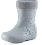 Ladeheid EVA Kinder Gummistiefel Regenschuhe gef&uuml;ttert LA-CA-11 Gummistiefel grau