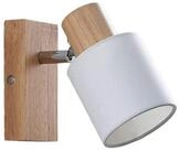 Lindby Deckenstrahler Wanessa, Holz IP20, 1 x 10 W LED