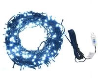 vidaXL Lichterkette 40 m Lichterkette 400 LEDs Indoor und Outdoor 40 m Kaltwei&szlig;