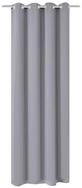 vidaXL Vorhang Verdunkelungsvorhang mit Metall&ouml;sen 270 x 245 cm Grau (1 St)