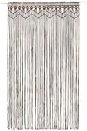 vidaXL Vorhang, Makramee Vorhang Taupe 140x240 cm Baumwolle
