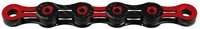 KMC Fahrradkette KMC Kette X-11-SL DLC schwarz/rot, 11s/118 Gl