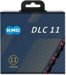 KMC Fahrradkette KMC Kette DLC 11 schwarz/pink 11s/118 Gl