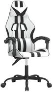 vidaXL Gaming-Stuhl Gaming-Stuhl Wei&szlig; und Schwarz Kunstleder (1 St)
