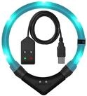 LEUCHTIE Leuchthalsband LEUCHTIE Easy Charge Bewegungssensor t&uuml;rkis 40