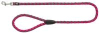 TRIXIE Hundeleine Cavo Leine - fuchsia/grafit - 1,00 m/&oslash; 18 mm, Gurtband