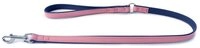 Das Lederband Hundeleine Hundeleine Firenze candy/saphire