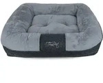 TrendPet Tierbett Hundebett "LunaLounge" Grau, 100% Polyester, in3 Gr&ouml;&szlig;en