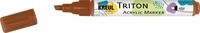 Kreul Marker Kreul Triton Acrylic Paint Marker oxydbraun dunkel