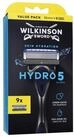 Wilkinson Rasierklingen Quattro Titanium Sensitive Rasierer + 9 Ersatzklingen