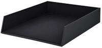 R&ouml;ssler Aufbewahrungsbox R&Ouml;SSLER Ablagekorb schwarz stapelbar schwarz 260x60x320mm
