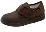 Fischer-Markenschuh Ortho Hausschuh aus Velour mit Stretchmaterial, Weite K,