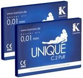 Kamyra Kondome Unique C.2 Pull - Kondomkarte - latexfreie Kondome Packung mit,...