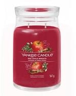 Yankee Candle Duftkerze YC.Signature sklo velk? 2knotig/Roter Apfelkranz