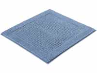 Kleine Wolke Badteppich Net Stahlblau 60x 60 cm