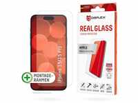 Displex Real Glass für Apple iPhone 15, Apple iPhone 15 Pro, Displayschutzglas,