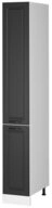 Vicco Hochschrank R-Line, Anthrazit Landhaus/Wei&szlig;, 30 cm (1-St)