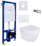 Belvit WC-Komplettset mit Taharet / Bidet Funktion, verschiedene WCs in schwarz &