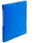 EXACOMPTA F&auml;chermappe Sammelbox Uni A4 25mm PP hellblau blau
