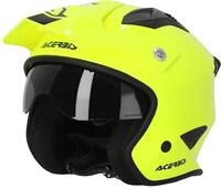 Acerbis Motorradhelm Aria 2023 Solid Jethelm, integriertes Sonnenvisier