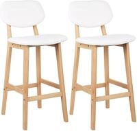 Woltu Barhocker, Barhocker 2er Set Barst&uuml;hle Gut Gepolsterte aus Kunstleder