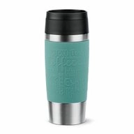 Emsa Thermobecher Travel Mug Classic Petrol, 360 ml, Edelstahl, PP, Silikon