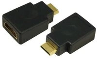 LogiLink AH0009 Kabeladapter HDMI C HDMI A Schwarz HDMI-Adapter