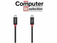 Hama USB C Kabel, E Marker, USB4 Gen3, 40 Gbit s, 5 A, 240 W, 1,00 m USB-Kabel,