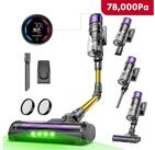 Ultenic Akku-Stielstaubsauger Akkustaubsauger,78000PA/650 W/Zero-Tangle-Bodenb&uuml;rste,