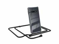 EAZY CASE Handykette Kette Clips Schwarz für Samsung Galaxy S10e 5,8 Zoll,...